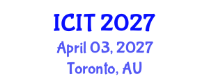 International Conference on Interpreting and Translation (ICIT) April 03, 2027 - Toronto, Australia International Conference on Interpreting and Translation (ICIT) April 03, 2027 - Toronto, Australia