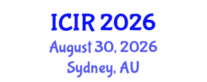 International Conference on Interventional Radiology (ICIR) August 30, 2026 - Sydney, Australia