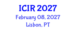 International Conference on Interventional Radiology (ICIR) February 08, 2027 - Lisbon, Portugal International Conference on Interventional Radiology (ICIR) February 08, 2027 - Lisbon, Portugal