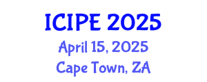 International Conference on Inverse Problems in Engineering (ICIPE) April 15, 2025 - Cape Town, South Africa