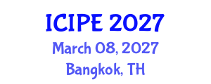 International Conference on Inverse Problems in Engineering (ICIPE) March 08, 2027 - Bangkok, Thailand International Conference on Inverse Problems in Engineering (ICIPE) March 08, 2027 - Bangkok, Thailand