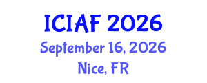 International Conference on Islamic Accounting and Finance (ICIAF) September 16, 2026 - Nice, France International Conference on Islamic Accounting and Finance (ICIAF) September 16, 2026 - Nice, France