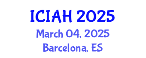 International Conference on Islamic Architecture and Heritage (ICIAH) March 04, 2025 - Barcelona, Spain