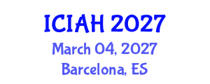 International Conference on Islamic Architecture and Heritage (ICIAH) March 04, 2027 - Barcelona, Spain International Conference on Islamic Architecture and Heritage (ICIAH) March 04, 2027 - Barcelona, Spain