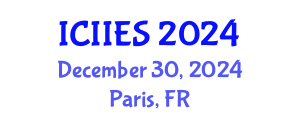 International Conference on Islamic Information and Education Sciences (ICIIES) December 30, 2024 - Paris, France