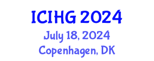 International Conference on Isotope Hydrology and Geochemistry (ICIHG) July 18, 2024 - Copenhagen, Denmark