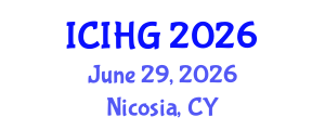 International Conference on Isotope Hydrology and Geochemistry (ICIHG) June 29, 2026 - Nicosia, Cyprus International Conference on Isotope Hydrology and Geochemistry (ICIHG) June 29, 2026 - Nicosia, Cyprus