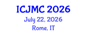 International Conference on Journalism and Mass Communication (ICJMC) July 22, 2026 - Rome, Italy International Conference on Journalism and Mass Communication (ICJMC) July 22, 2026 - Rome, Italy