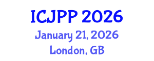 International Conference on Jungian Psychology and Psychoanalysis (ICJPP) January 21, 2026 - London, United Kingdom