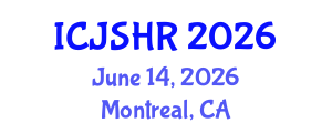 International Conference on Justice, Security and Human Rights (ICJSHR) June 14, 2026 - Montreal, Canada