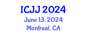 International Conference on Juvenile Justice (ICJJ) June 13, 2024 - Montreal, Canada