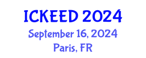 International Conference on Kansei Engineering and Ergonomic Design (ICKEED) September 16, 2024 - Paris, France