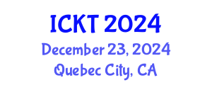 International Conference on Kidney Transplantation (ICKT) December 23, 2024 - Quebec City, Canada