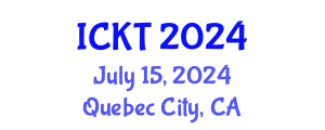 International Conference on Kidney Transplantation (ICKT) July 15, 2024 - Quebec City, Canada