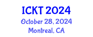 International Conference on Kidney Transplantation (ICKT) October 28, 2024 - Montreal, Canada