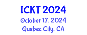 International Conference on Kidney Transplantation (ICKT) October 17, 2024 - Quebec City, Canada