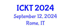 International Conference on Kidney Transplantation (ICKT) September 12, 2024 - Rome, Italy