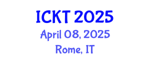International Conference on Kidney Transplantation (ICKT) April 08, 2025 - Rome, Italy