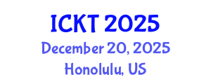 International Conference on Kidney Transplantation (ICKT) December 20, 2025 - Honolulu, United States