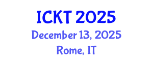 International Conference on Kidney Transplantation (ICKT) December 13, 2025 - Rome, Italy