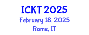 International Conference on Kidney Transplantation (ICKT) February 18, 2025 - Rome, Italy