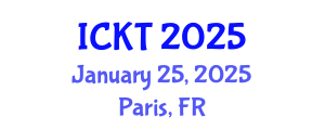 International Conference on Kidney Transplantation (ICKT) January 25, 2025 - Paris, France