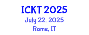 International Conference on Kidney Transplantation (ICKT) July 22, 2025 - Rome, Italy