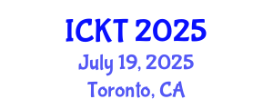 International Conference on Kidney Transplantation (ICKT) July 19, 2025 - Toronto, Canada