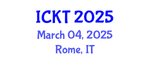 International Conference on Kidney Transplantation (ICKT) March 04, 2025 - Rome, Italy