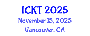 International Conference on Kidney Transplantation (ICKT) November 15, 2025 - Vancouver, Canada