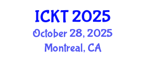 International Conference on Kidney Transplantation (ICKT) October 28, 2025 - Montreal, Canada
