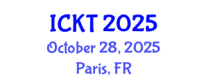 International Conference on Kidney Transplantation (ICKT) October 28, 2025 - Paris, France