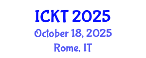 International Conference on Kidney Transplantation (ICKT) October 18, 2025 - Rome, Italy