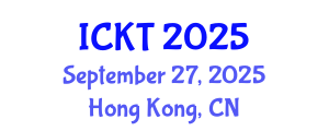 International Conference on Kidney Transplantation (ICKT) September 27, 2025 - Hong Kong, China