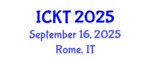 International Conference on Kidney Transplantation (ICKT) September 16, 2025 - Rome, Italy