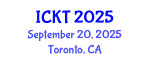 International Conference on Kidney Transplantation (ICKT) September 20, 2025 - Toronto, Canada