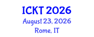 International Conference on Kidney Transplantation (ICKT) August 23, 2026 - Rome, Italy International Conference on Kidney Transplantation (ICKT) August 23, 2026 - Rome, Italy