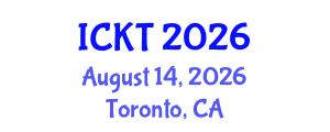 International Conference on Kidney Transplantation (ICKT) August 14, 2026 - Toronto, Canada International Conference on Kidney Transplantation (ICKT) August 14, 2026 - Toronto, Canada