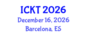 International Conference on Kidney Transplantation (ICKT) December 16, 2026 - Barcelona, Spain International Conference on Kidney Transplantation (ICKT) December 16, 2026 - Barcelona, Spain