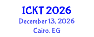 International Conference on Kidney Transplantation (ICKT) December 13, 2026 - Cairo, Egypt International Conference on Kidney Transplantation (ICKT) December 13, 2026 - Cairo, Egypt