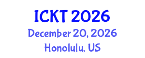 International Conference on Kidney Transplantation (ICKT) December 20, 2026 - Honolulu, United States International Conference on Kidney Transplantation (ICKT) December 20, 2026 - Honolulu, United States
