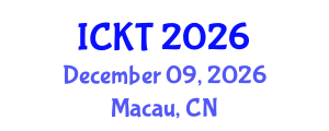 International Conference on Kidney Transplantation (ICKT) December 09, 2026 - Macau, China International Conference on Kidney Transplantation (ICKT) December 09, 2026 - Macau, China