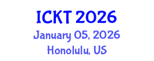 International Conference on Kidney Transplantation (ICKT) January 05, 2026 - Honolulu, United States International Conference on Kidney Transplantation (ICKT) January 05, 2026 - Honolulu, United States
