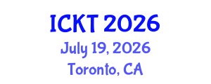 International Conference on Kidney Transplantation (ICKT) July 19, 2026 - Toronto, Canada International Conference on Kidney Transplantation (ICKT) July 19, 2026 - Toronto, Canada