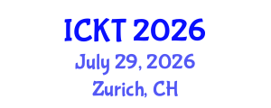 International Conference on Kidney Transplantation (ICKT) July 29, 2026 - Zurich, Switzerland International Conference on Kidney Transplantation (ICKT) July 29, 2026 - Zurich, Switzerland