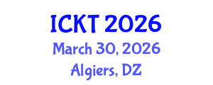 International Conference on Kidney Transplantation (ICKT) March 30, 2026 - Algiers, Algeria International Conference on Kidney Transplantation (ICKT) March 30, 2026 - Algiers, Algeria
