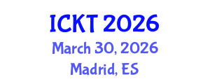 International Conference on Kidney Transplantation (ICKT) March 30, 2026 - Madrid, Spain International Conference on Kidney Transplantation (ICKT) March 30, 2026 - Madrid, Spain