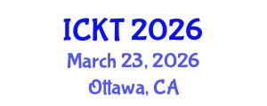International Conference on Kidney Transplantation (ICKT) March 23, 2026 - Ottawa, Canada International Conference on Kidney Transplantation (ICKT) March 23, 2026 - Ottawa, Canada