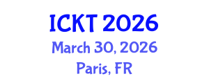 International Conference on Kidney Transplantation (ICKT) March 30, 2026 - Paris, France International Conference on Kidney Transplantation (ICKT) March 30, 2026 - Paris, France
