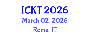 International Conference on Kidney Transplantation (ICKT) March 02, 2026 - Rome, Italy International Conference on Kidney Transplantation (ICKT) March 02, 2026 - Rome, Italy